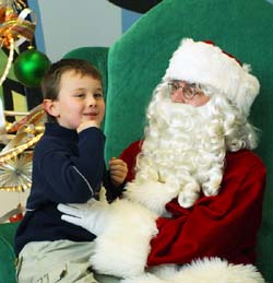 picture 1: The Boy with Santa